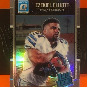 Ezekiel Elliott optic silver rookie Cowboys